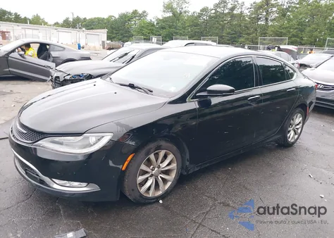 2015 Chrysler 200 C из США, поврежденный, VIN 1C3CCCCG9FN519787